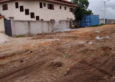 Villa de Mondoukou et accès, chantier ACOBAT en Côte d'Ivoire
